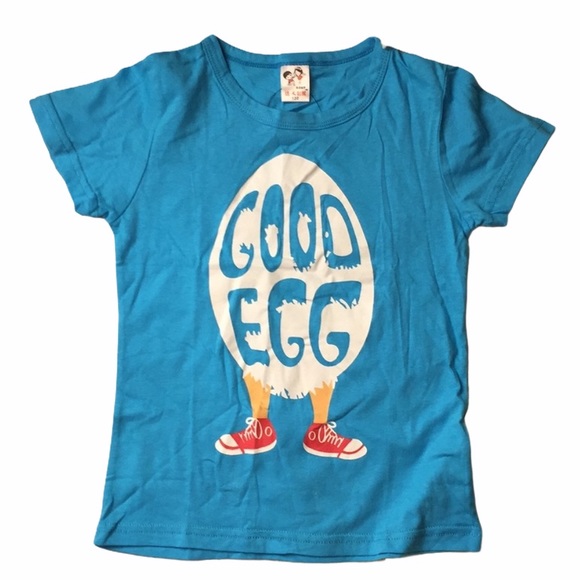 HP🎉 Good Egg Unisex Easter Tee • Boutique • Cute • Blue • Spring • Sneakers • - Picture 5 of 5